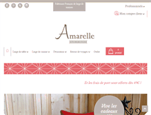 Tablet Screenshot of amarelle.com